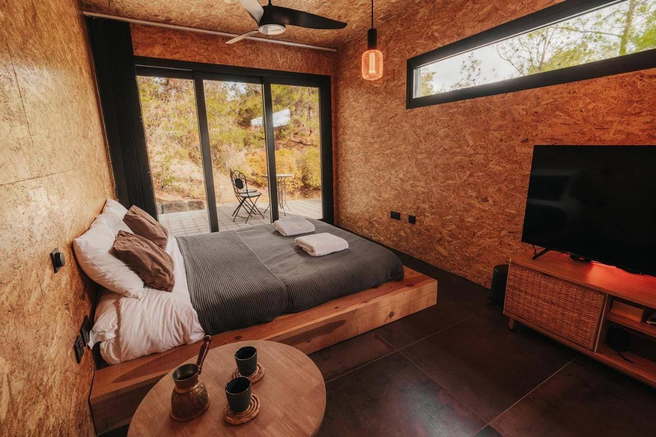 Secluded design cabin forest retreat in Cyprus 1