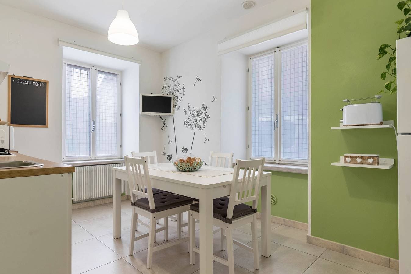 Foto 7 von 32: Kinderfreundliche Ferienwohnung "Le Quattro Stagioni" am See mit Bergblick