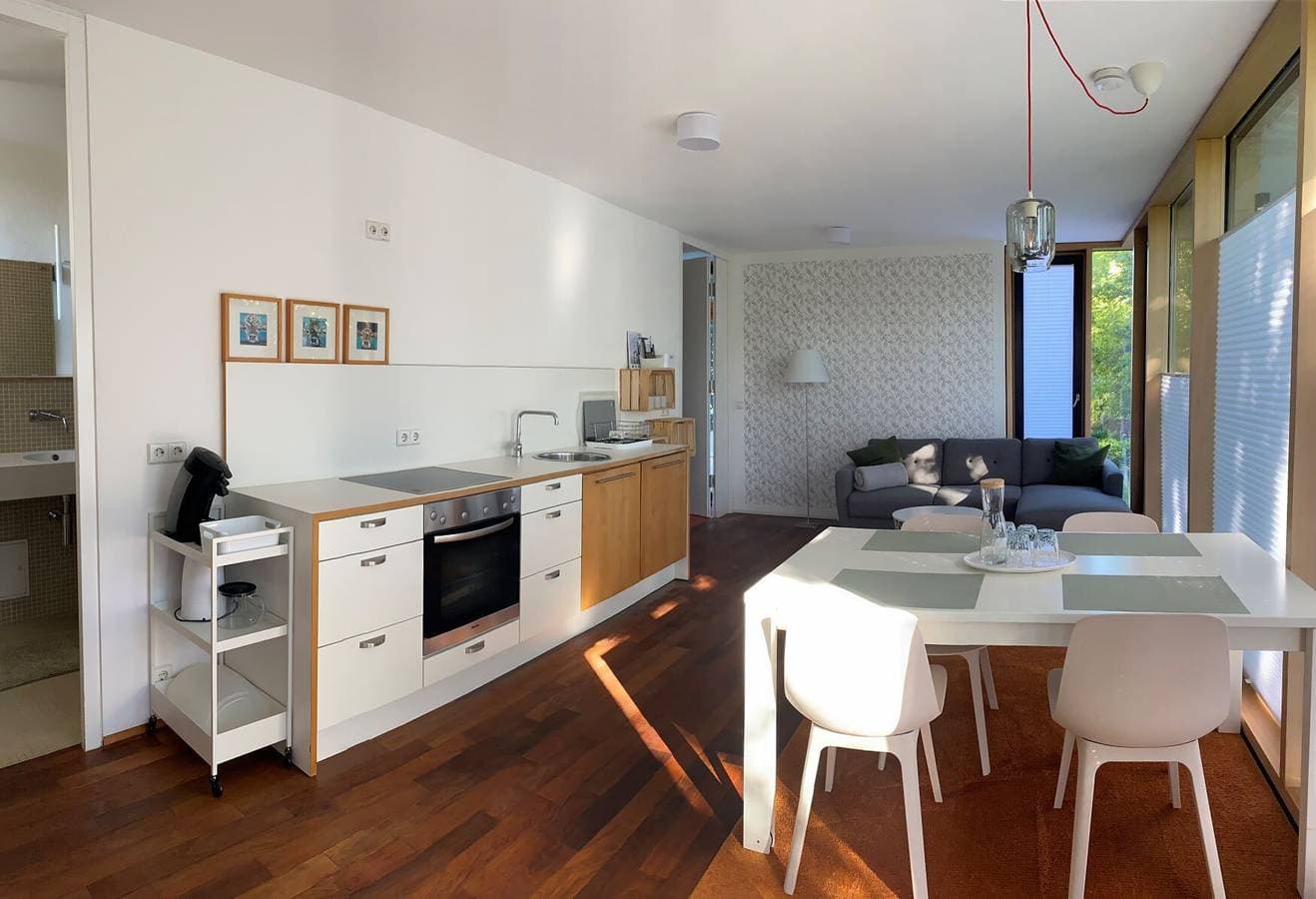Foto 5 von 16: Ferienwohnung Falterweg mit 40m², 1 Schlafzimmer, für max. 2 Erwachsene + 1 Kleinkind + 1 Hund