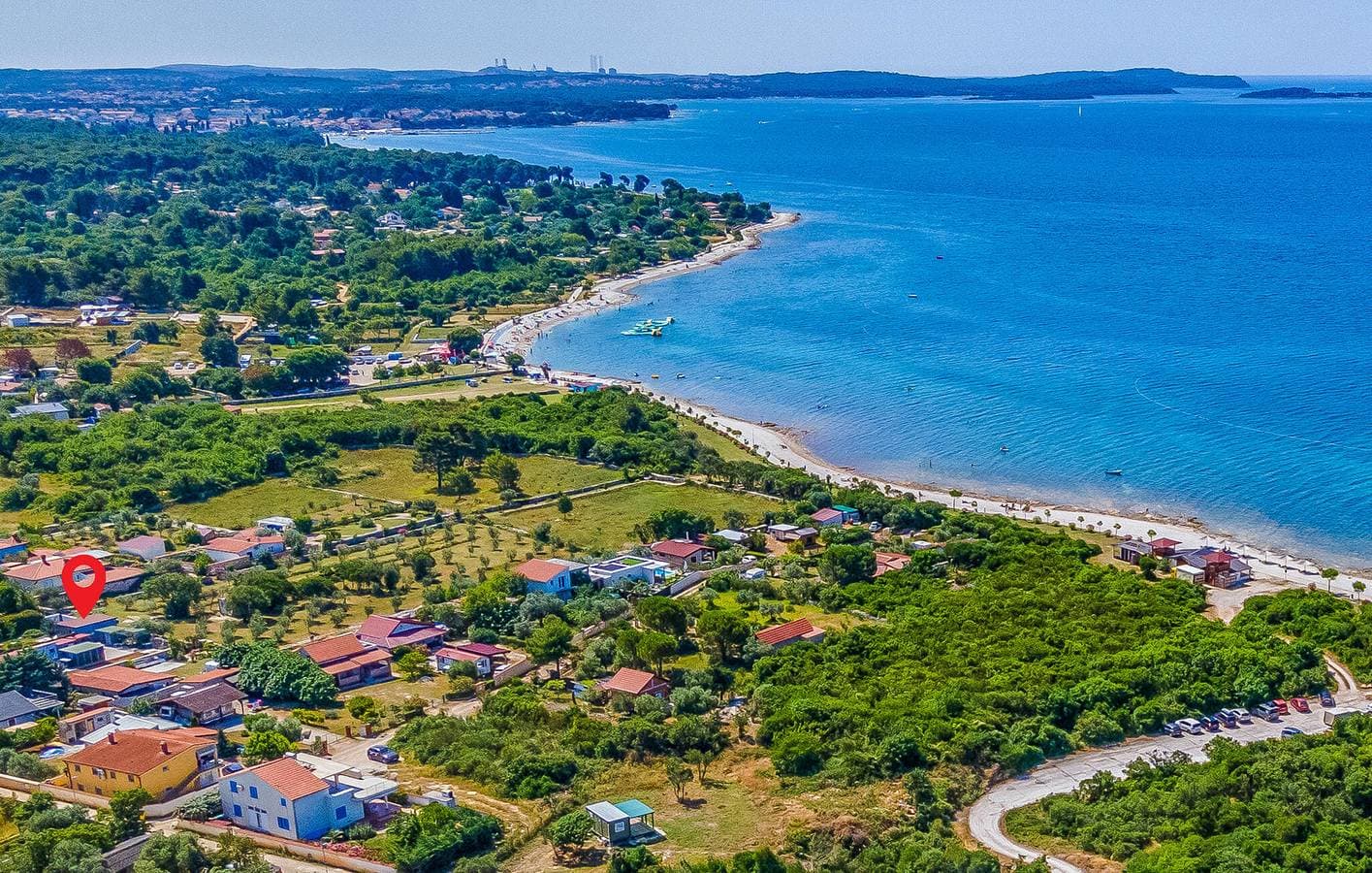 Gemütliche Ferienwohnung mit Terrasse, Parkplatz und WLAN in der Nähe des Strandes von Fažana 1