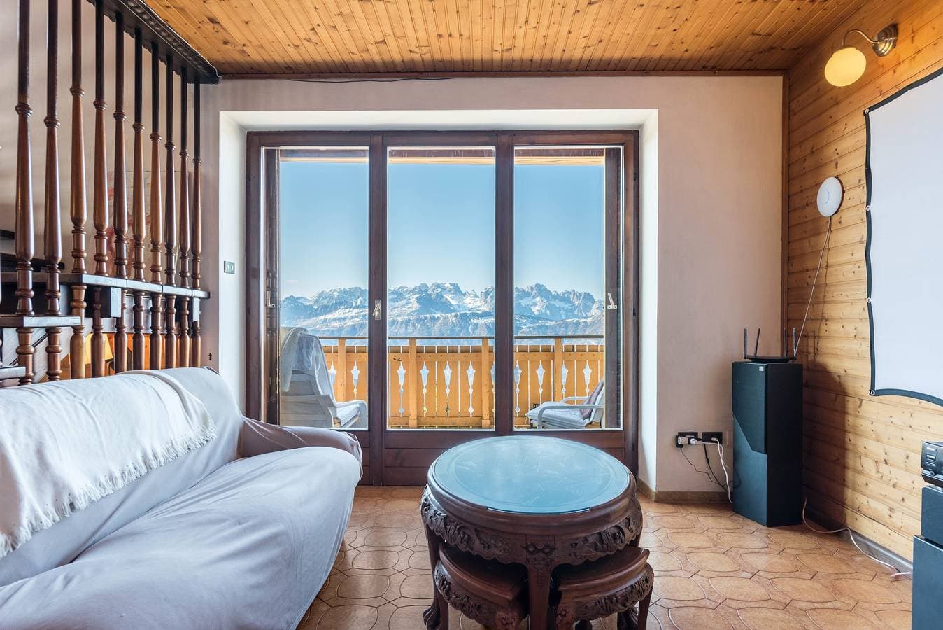 Foto 5 von 35: Chalet The Lodge Monte Bondone in der Nähe der Skipisten mit Blick auf die Berge und Sauna