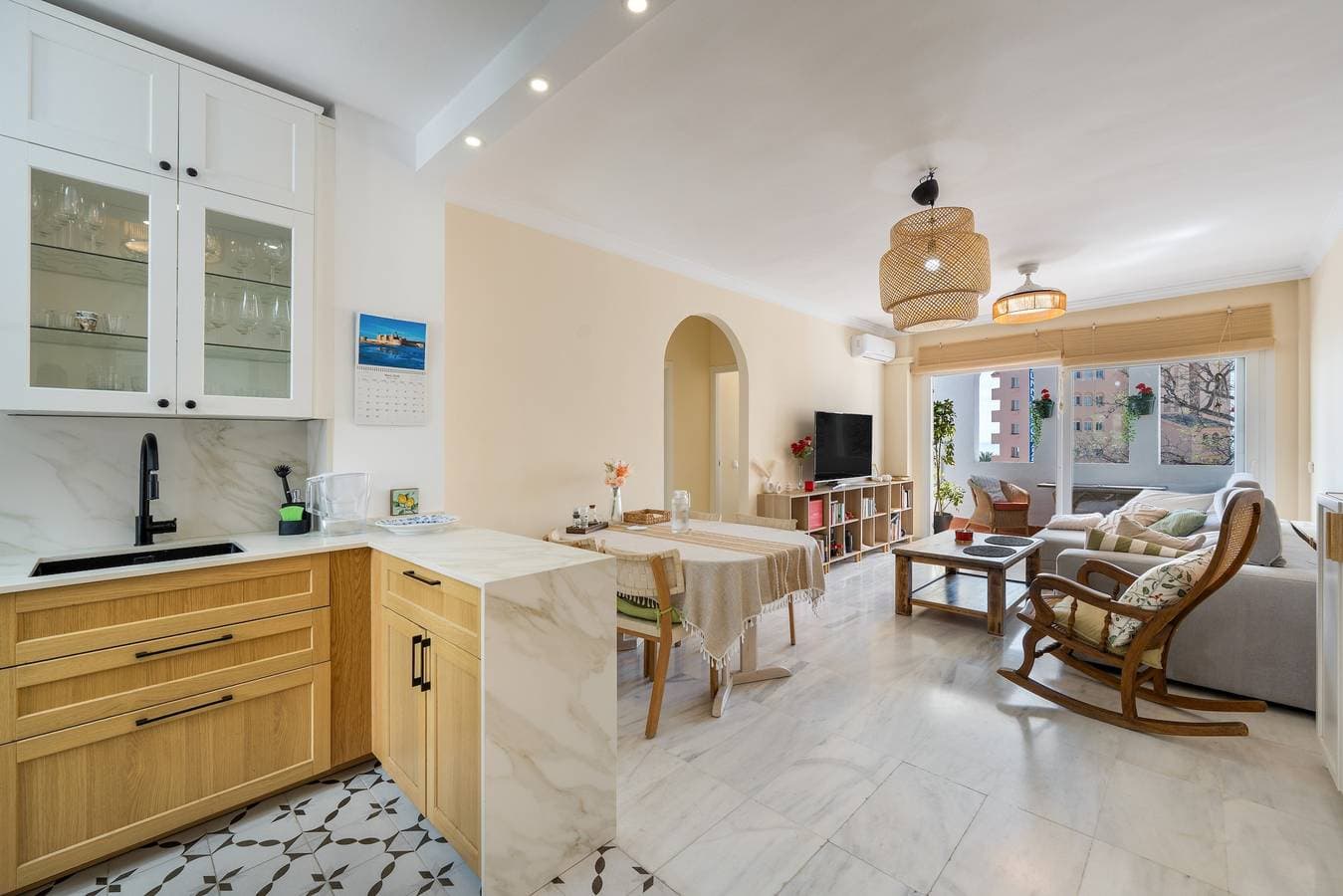 Foto 5 von 27: Apartment 'Pueblo Quinta Deluxe' mit Meerblick, WLAN und Klimaanlage
