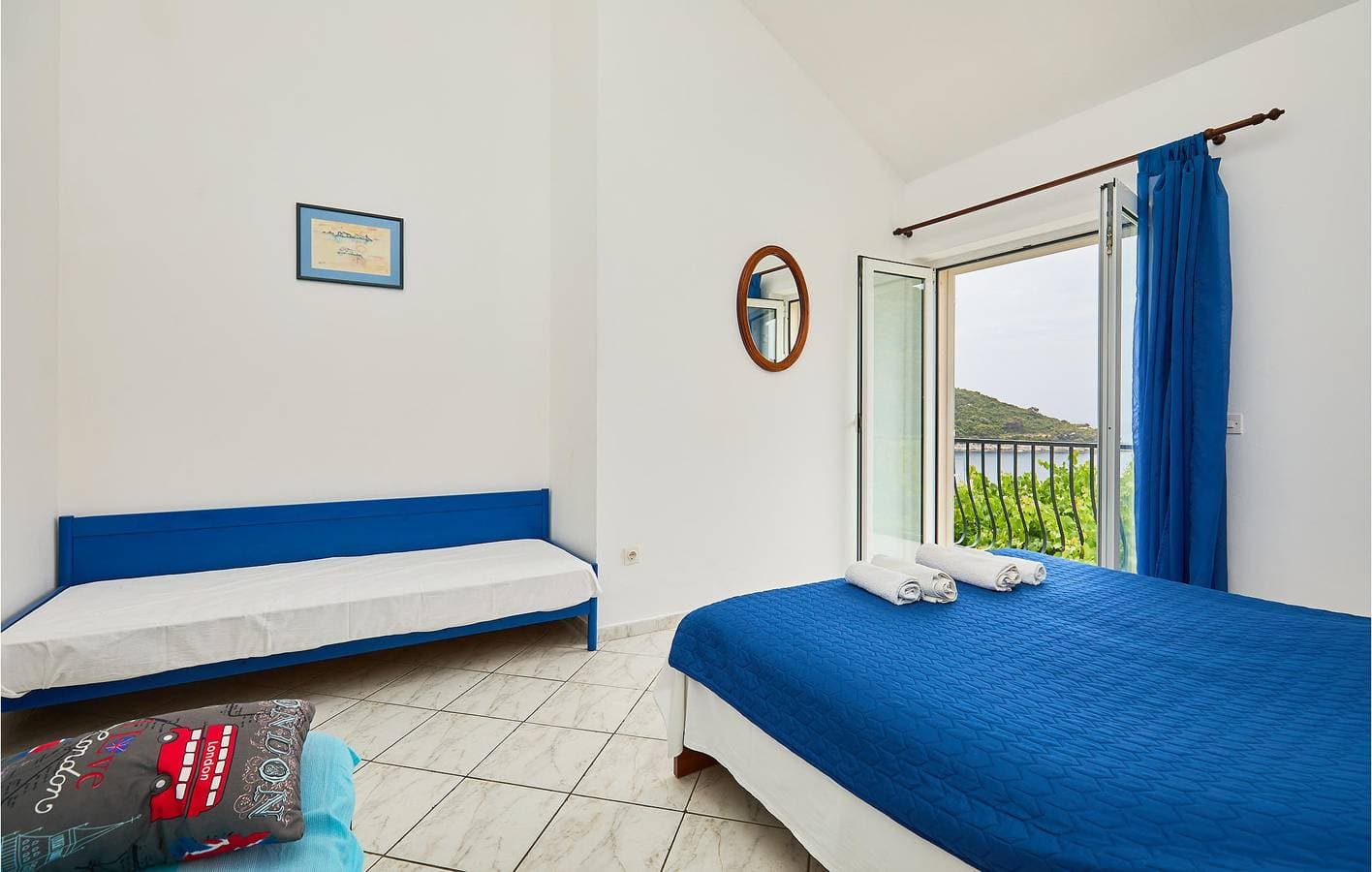 Foto 5 von 16: Apartment mit Meerblick, Parkplatz, Terrasse und WiFi
