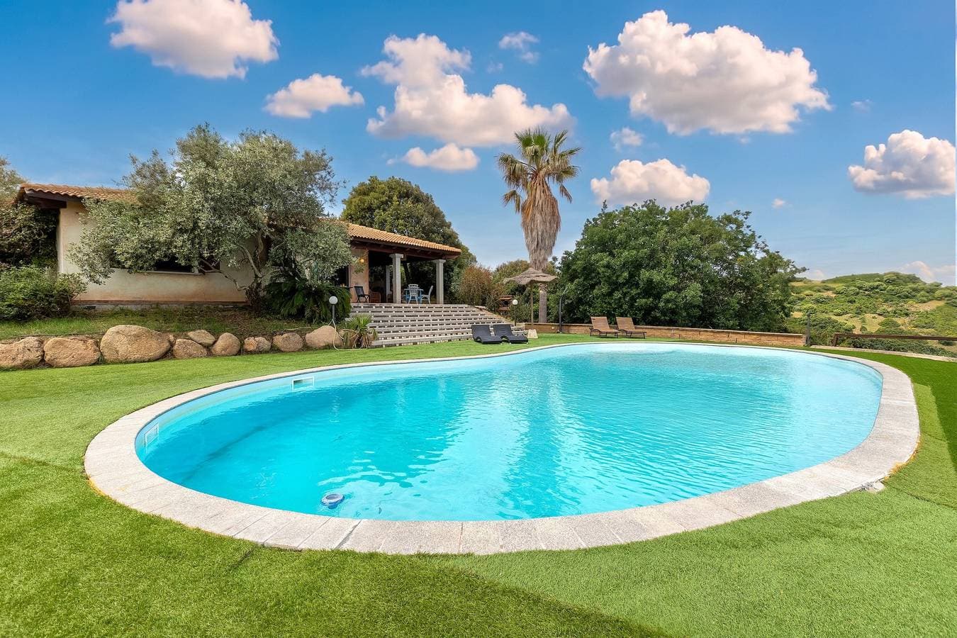 Foto 5 von 35: Villa „Roberta mit großem privatem Pool“ mit Meerblick, WLAN und Klimaanlage