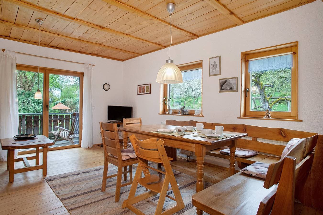 Foto 5 von 39: Ferienwohnung 'Schneckenhaus' mit Gemeinschaftsgarten, Balkon und WLAN