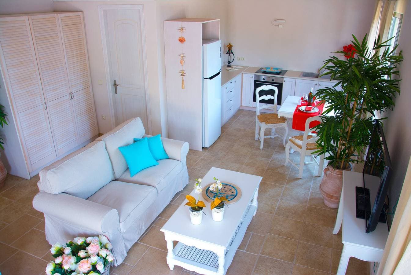 Foto 4 von 18: Villa 'Kochilaki Ideales Resort' mit Meerblick, WLAN und Klimaanlage