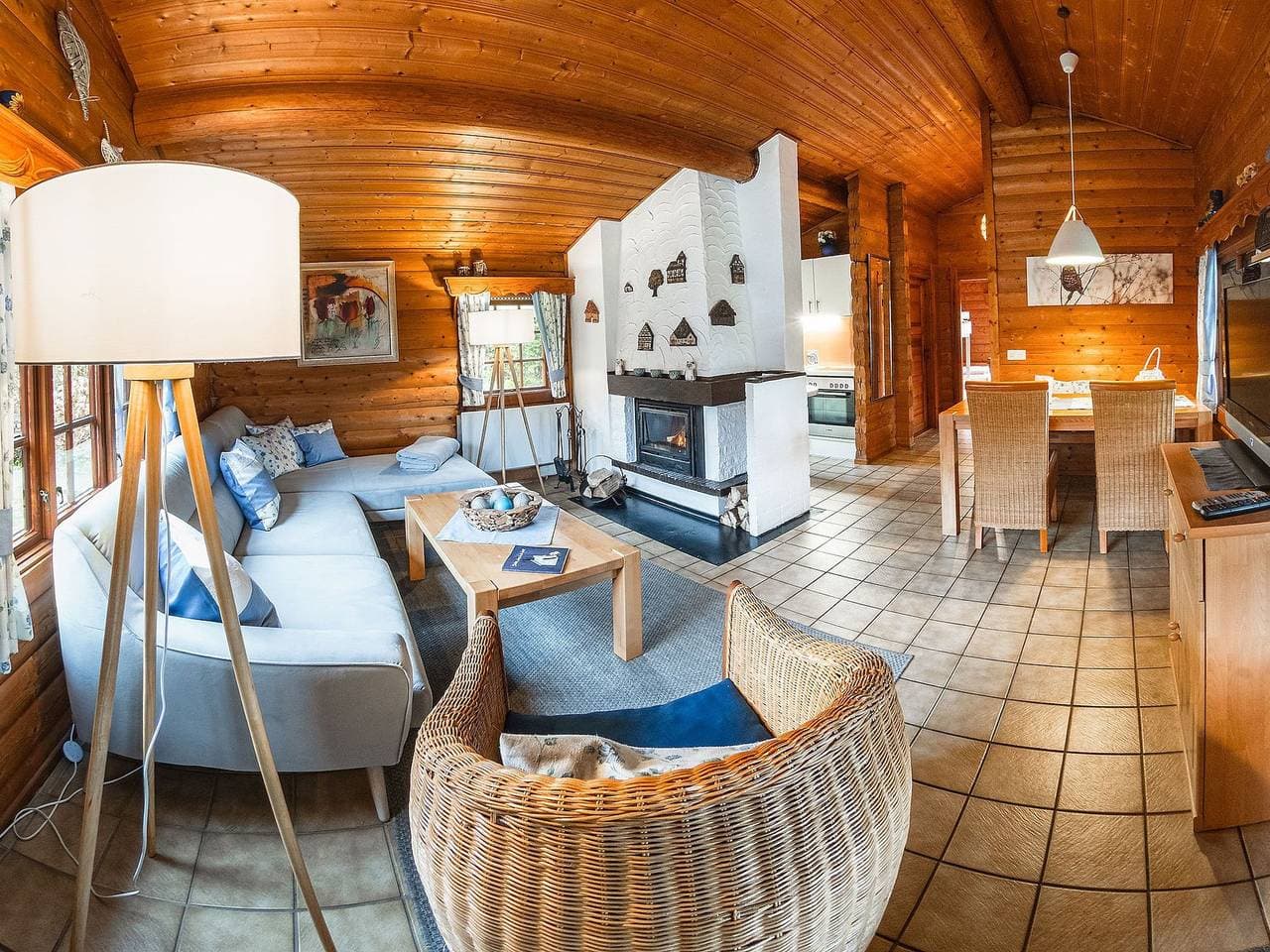 Foto 10 von 28: Schwedenhaus Waldkauz - Ferienhaus mit Kamin, max. 5 Personen