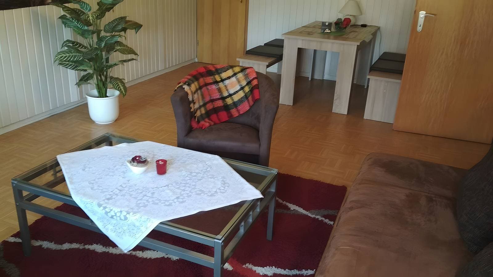 Foto 12 von 21: Apartment „Für 4 Personen, 75 m²“ mit Gemeinschaftsgarten und WLAN