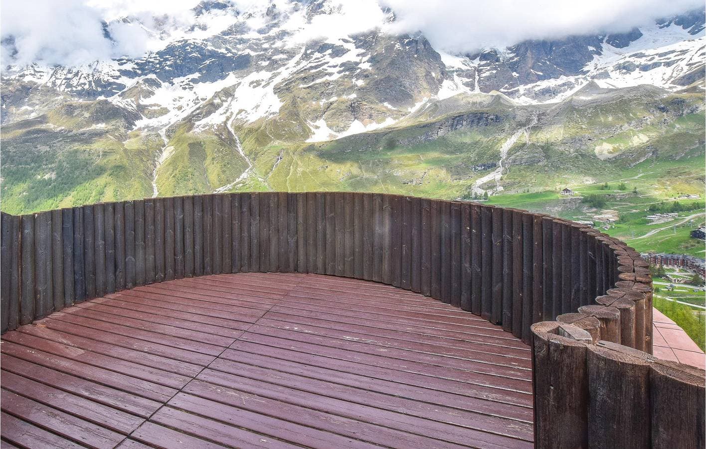 Foto 6 von 24: Wohnung mit Bergblick, Terrasse und Küche in Breuil-Cervinia