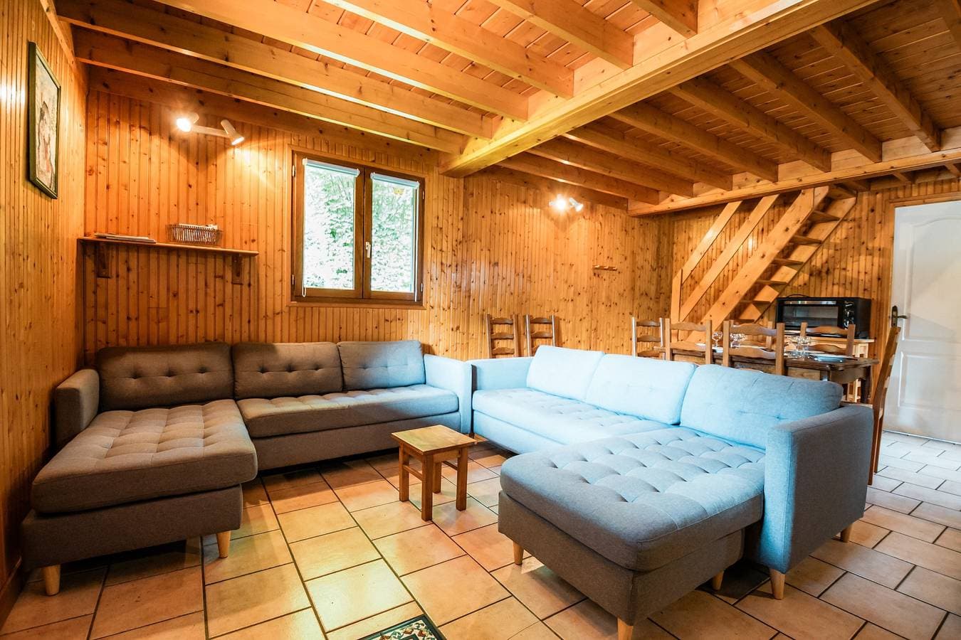Foto 8 von 35: Chalet Noël des Champs für 8 Personen mit Gemeinschaftspool, Terrasse und WLAN