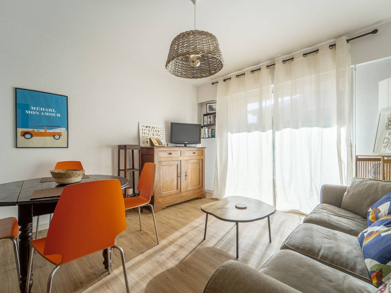 Mimizan Strand T2 mit Terrasse und Parkplatz in der Nähe des Ozeans 1