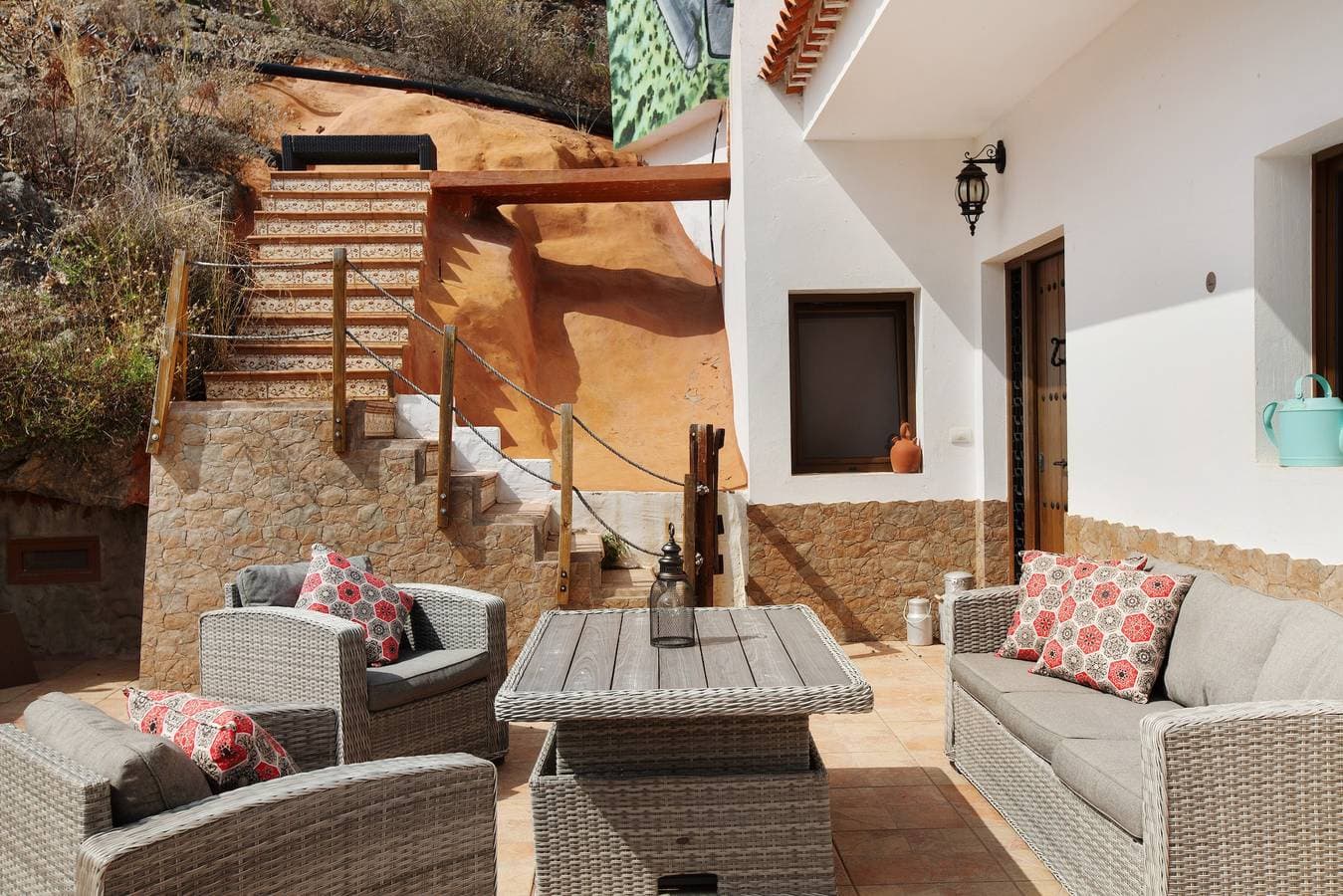 Foto 6 von 28: Ferienhaus La Llave mit Bergblick, Meerblick, Pool, WLAN, Terrassen und Garten