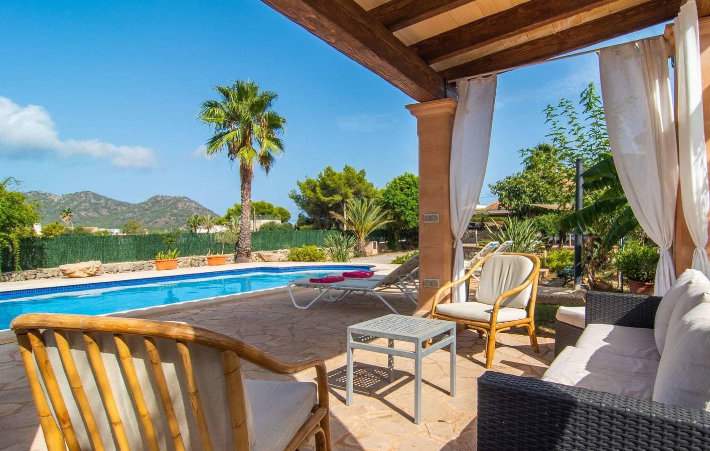 Foto 7 von 41: Gemütliche Wohnung mit Terrasse und Pool, 900m zum Strand Sa Marjal