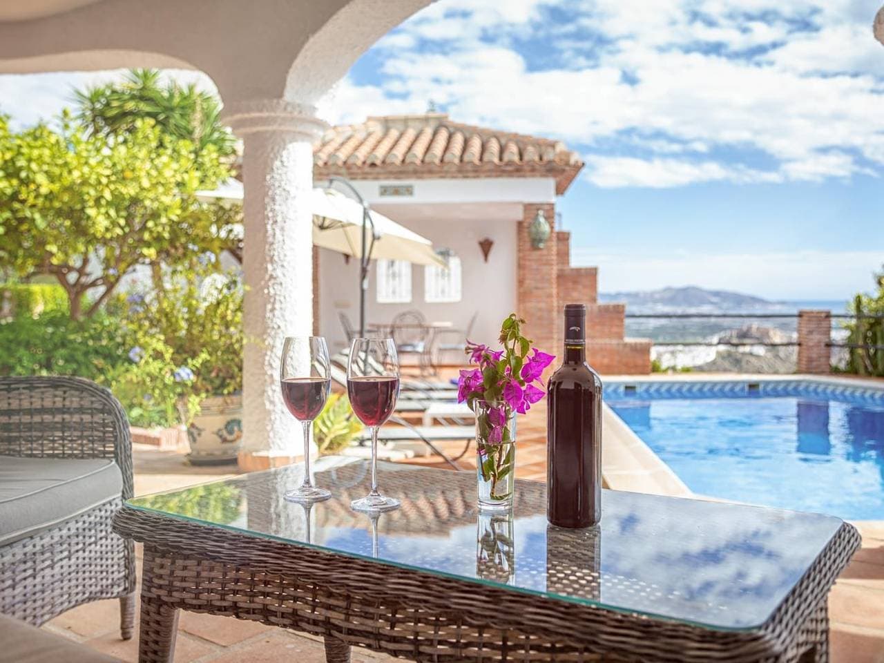Foto 7 von 29: Andalusische Villa mit privatem Pool und Meerblick