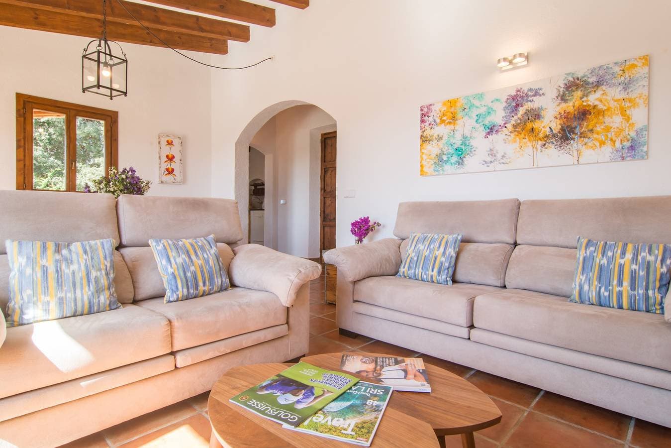 Foto 6 von 29: Schönes Ferienhaus "Finca Es Garballó" mit Garten, Pool, Terrassen und WLAN; Parkplätze vorhanden