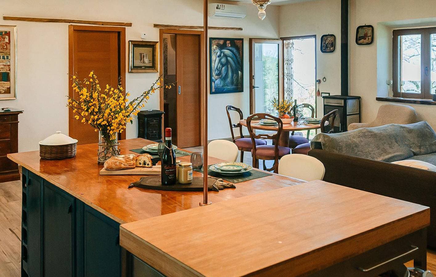 Foto 7 von 30: Charmante 100 m² große Ferienwohnung mit Pool, Garten und WLAN in der Nähe von Arcidosso