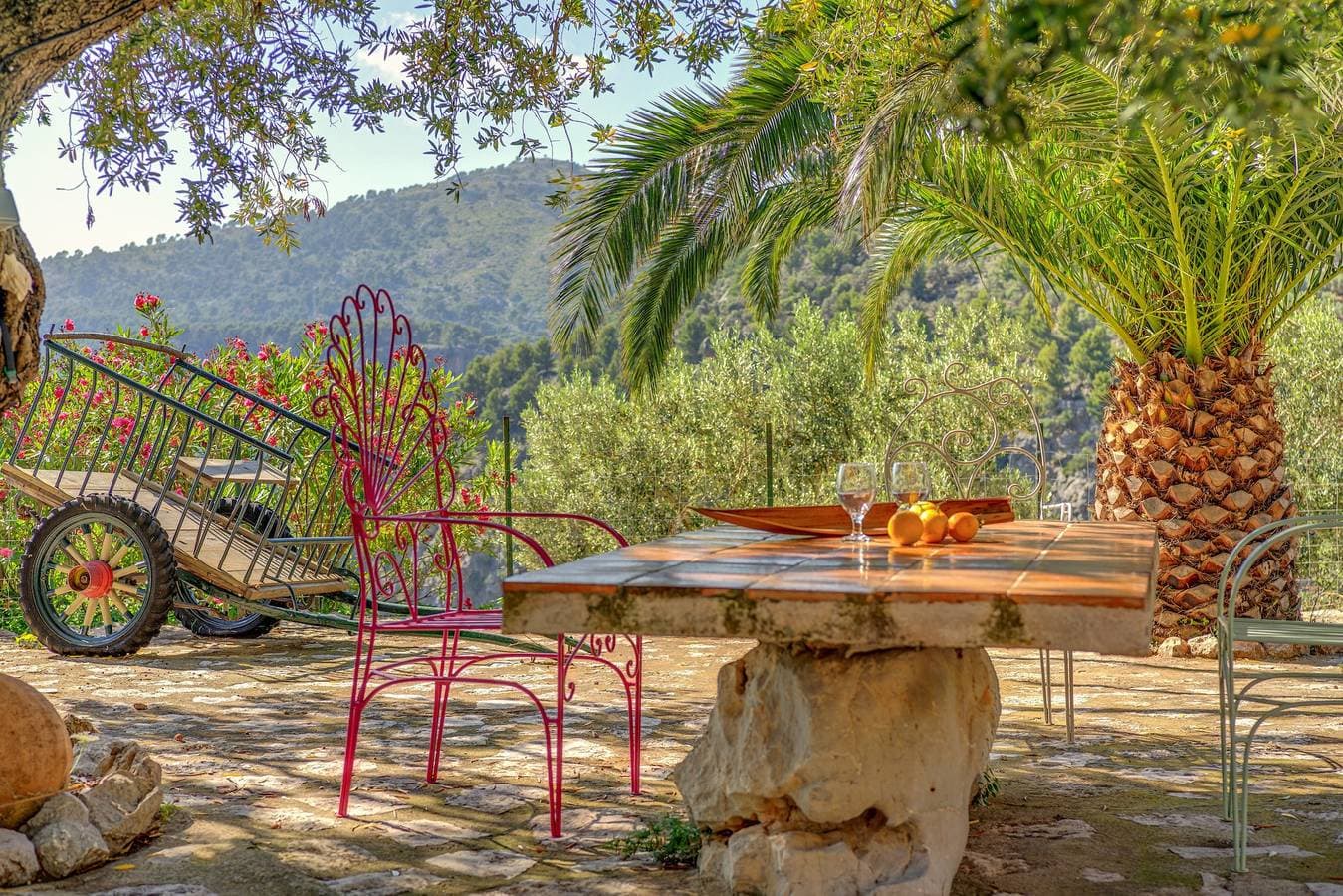 Foto 7 von 31: Finca 'Sa Cabana Vella Fornalutx' mit Bergblick, Pool und Wi-Fi