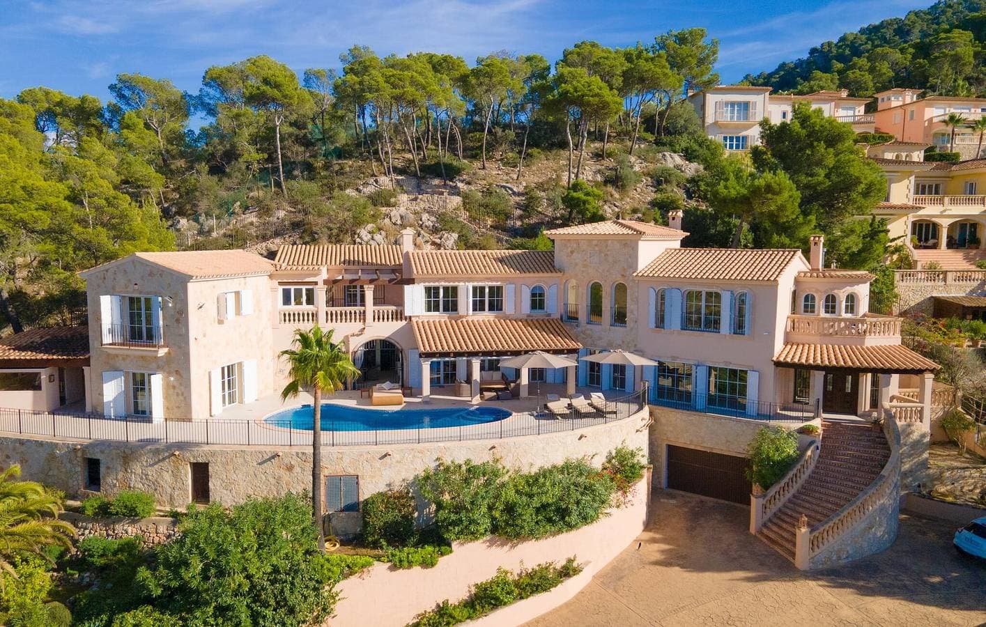 Rückzugsort mit Meerblick, Terrasse und Pool - 1000m zum Strand von Cala Llamp 1