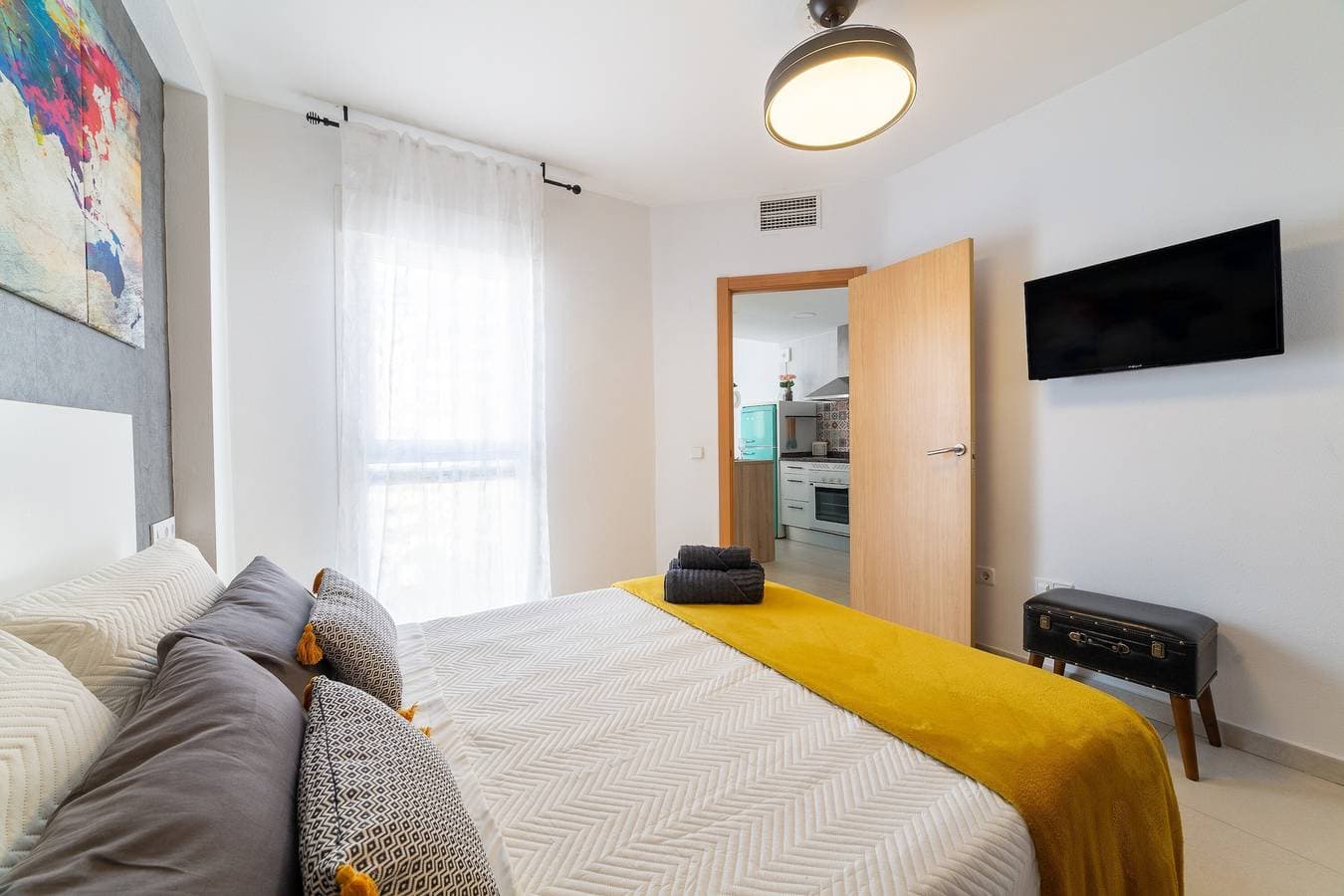 Foto 12 von 28: Apartment 'Laguna Beach Vera' mit Gemeinschaftspool und privatem Whirlpool