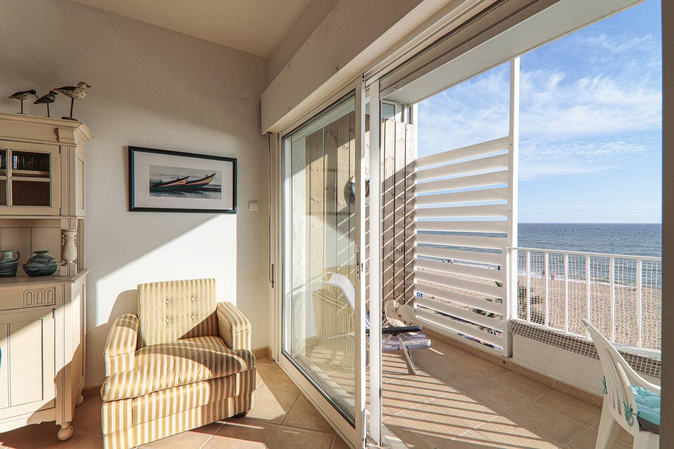 Foto 4 von 25: Charmantes Apartment "Sail Away" am Strand mit Meerblick und Balkon