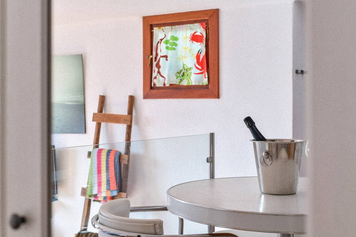 Foto 12 von 21: Einzimmerwohnung Loft la Petite mit WLAN, Garten und Terrasse; Parkplätze vorhanden