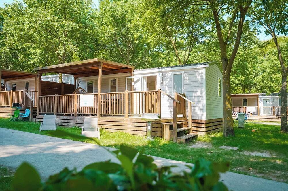 Foto 13 von 30: Mobilehome mit Klimaanlage, Terrasse und Pool