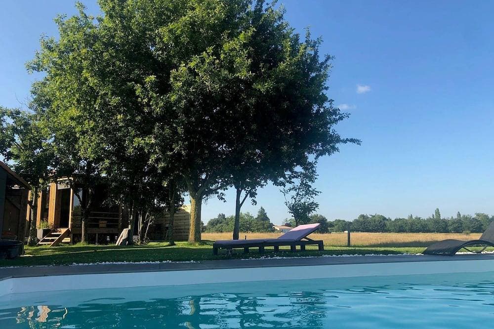 Foto 9 von 15: Charmante cabane calme avec piscine privative chauffée, à deux pas de Clisson et Nantes