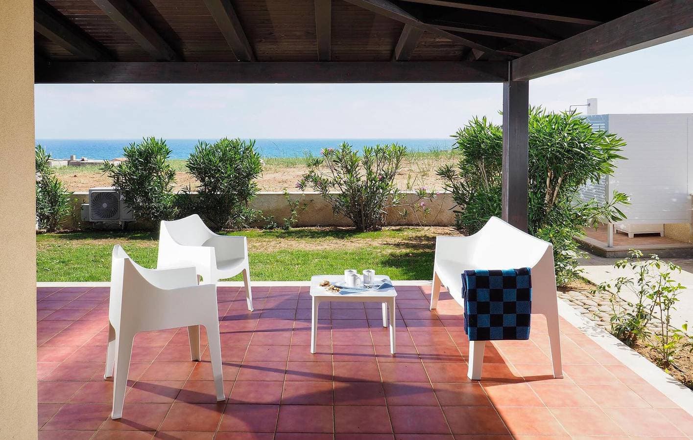 Foto 5 von 26: Apartment mit Meerblick, AC, Parkplatz, Terrasse & WiFi - 1km zum Maganuco Strand