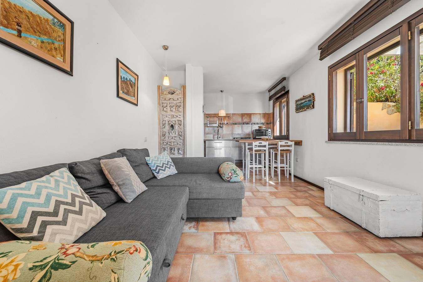 Foto 6 von 25: Ferienwohnung 'La Luna Sulla Duna' mit Meerblick, privater Terrasse und Klimaanlage