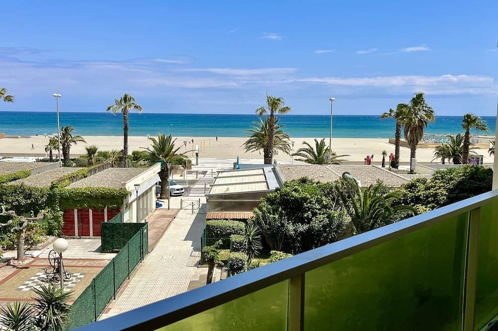 Large Terrace Facing The Sea Canet-Sud,2/4 Persons, Parking, Air Con.,WIFI 1