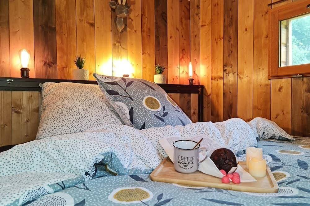Foto 2 von 23: Kabine-Hütte-Ensuite mit Dusche-Bergblick
