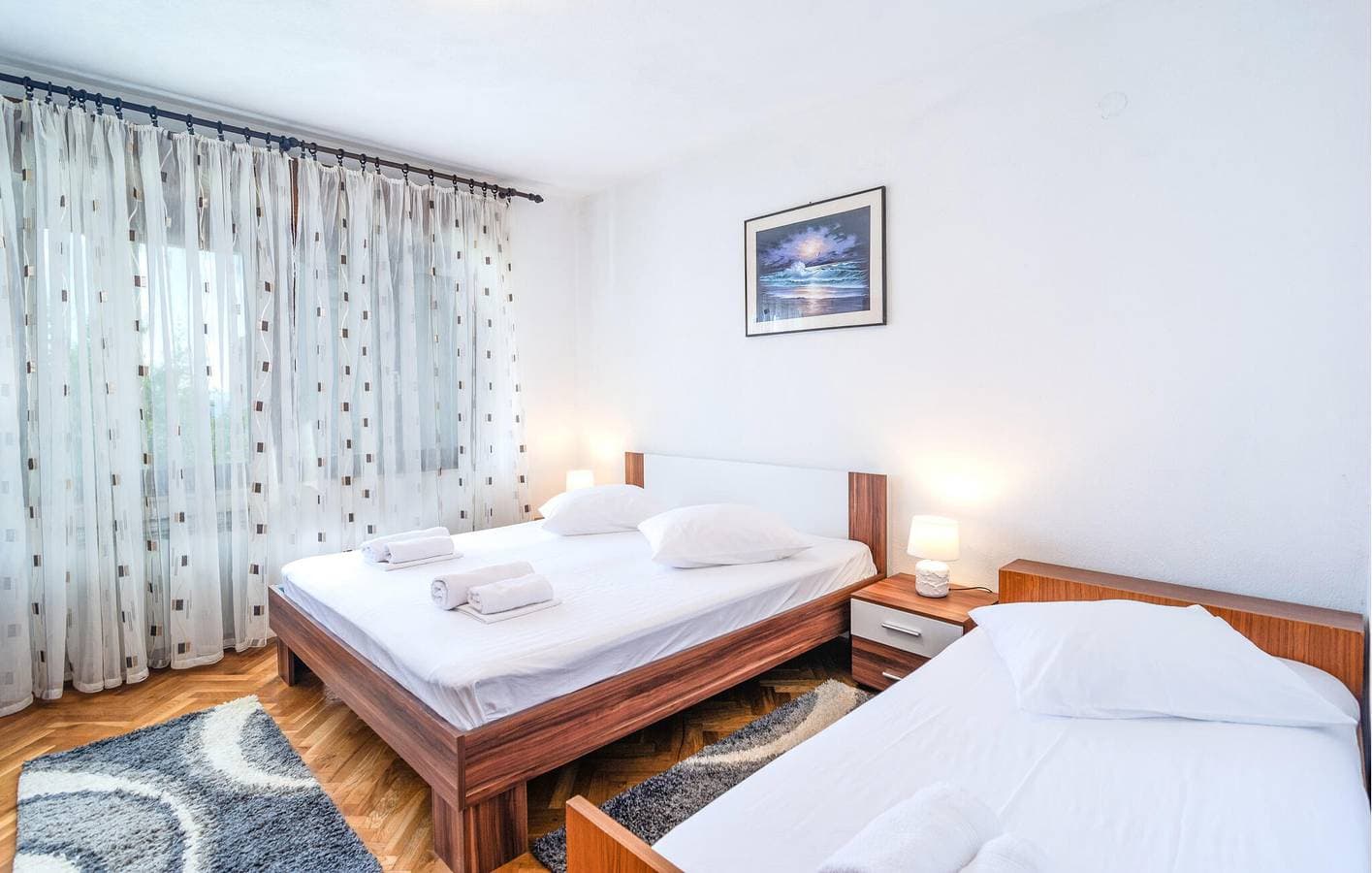 Foto 8 von 16: Gemütliche 2-Zimmer-Wohnung mit Terrasse, WLAN und Parkplatz in der Nähe des Strandes Strobec
