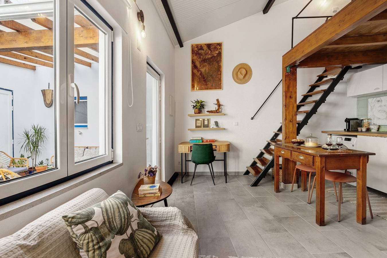 Foto 7 von 29: Tiny Home 'Casa Das Cantonas Valada' mit Gemeinschaftspool, Wi-Fi und Klimaanlage