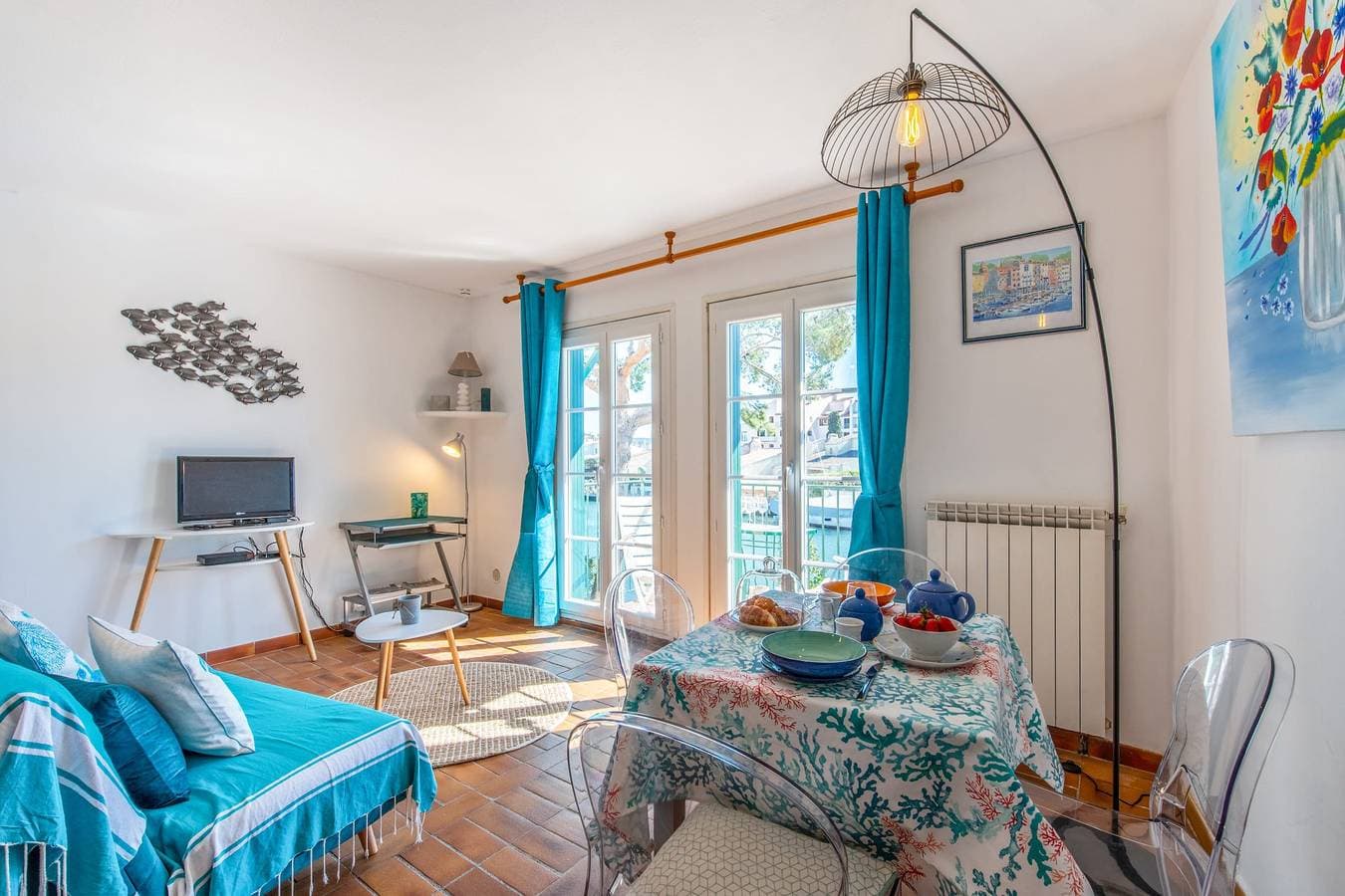 Foto 4 von 12: Schöne Wohnung mit wunderbarem Blick auf die Giscle in Grimaud - Welkeys