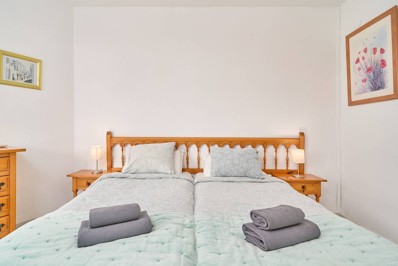 Foto 10 von 30: Große 1-Bett Ferienwohnung mit gemeinschaftlich genutztem Pool, Garten, Klimaanlage und WLAN