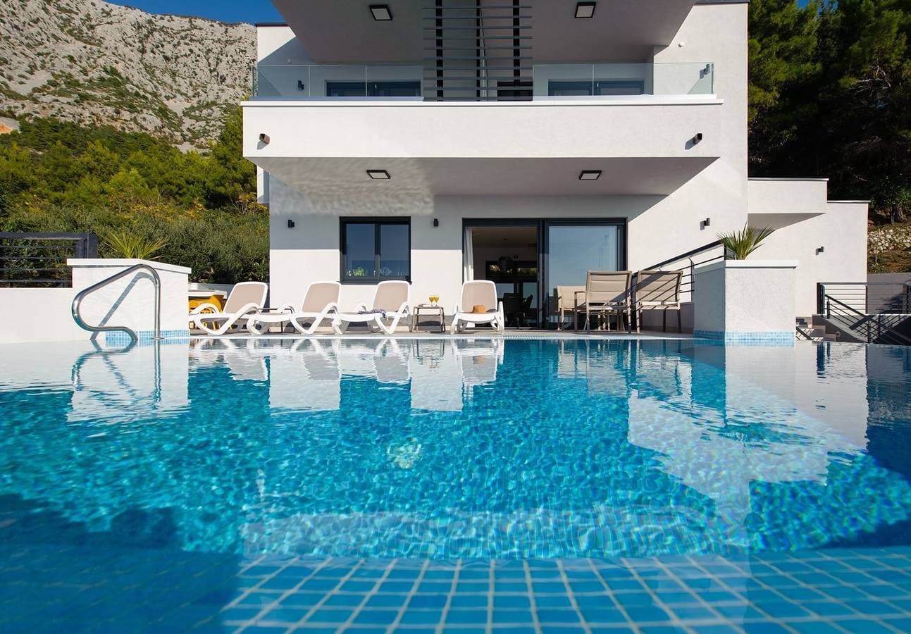Luxusvilla Leona in der Nähe von Makarska, beheizter Pool 1