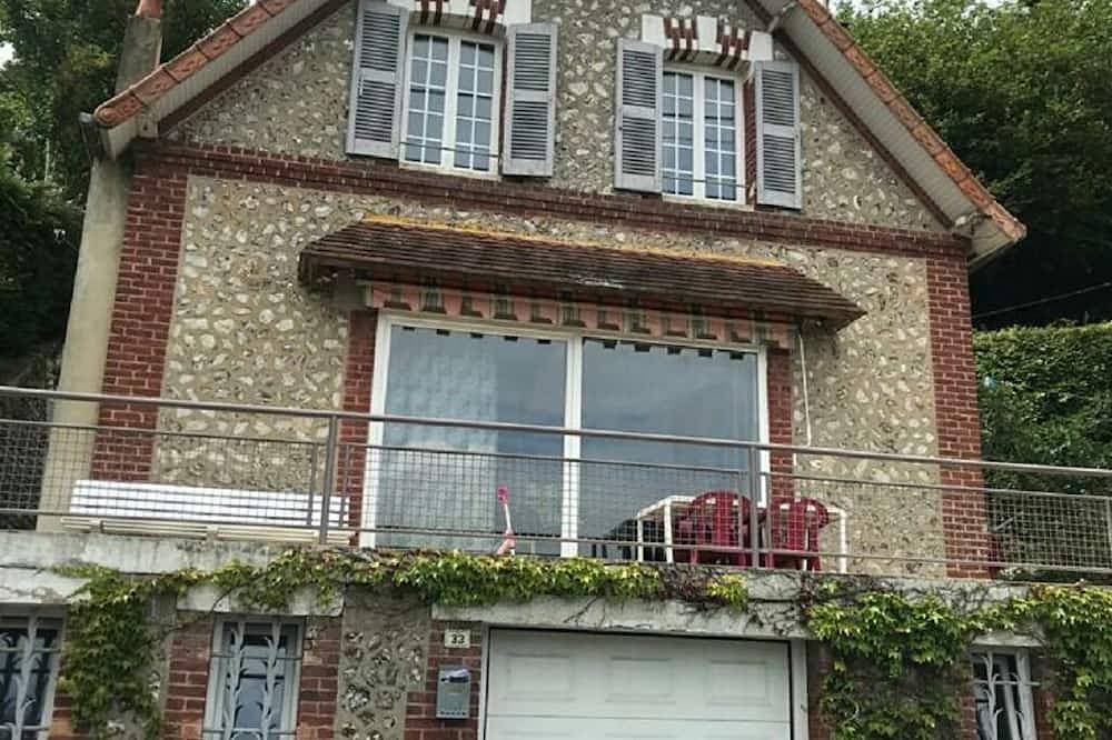Cottage Normandie, zwischen Meer und Kampagne, Willkommensgeschenk, Garten Panorama 1