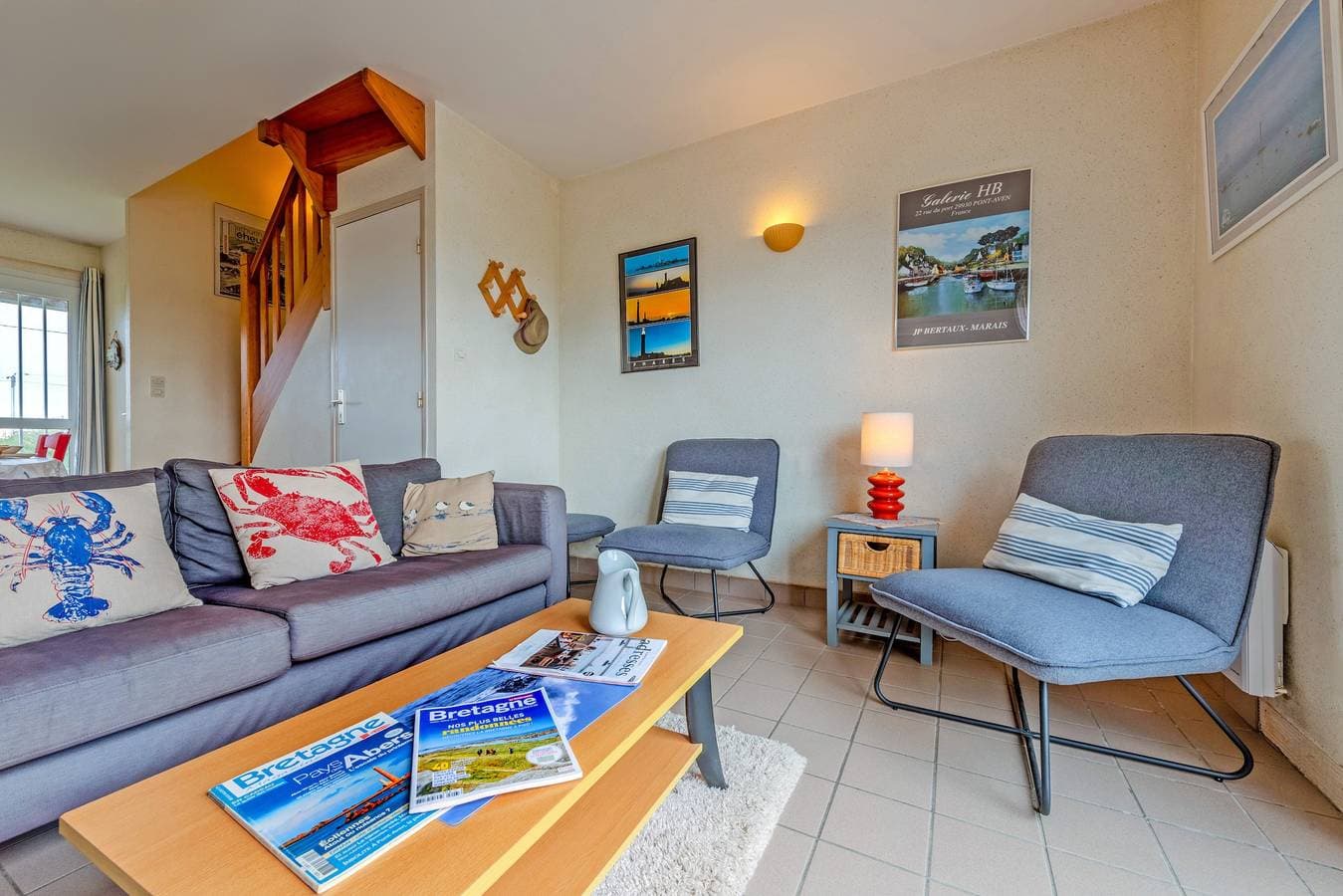 Foto 3 von 32: Ferienhaus 'Ker Marian - Les Gîtes Marins Des' mit Meerblick, Gemeinschaftsgarten und WLAN