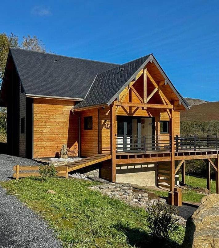 Gorgeous Wooden Chalet Near Lourdes 1