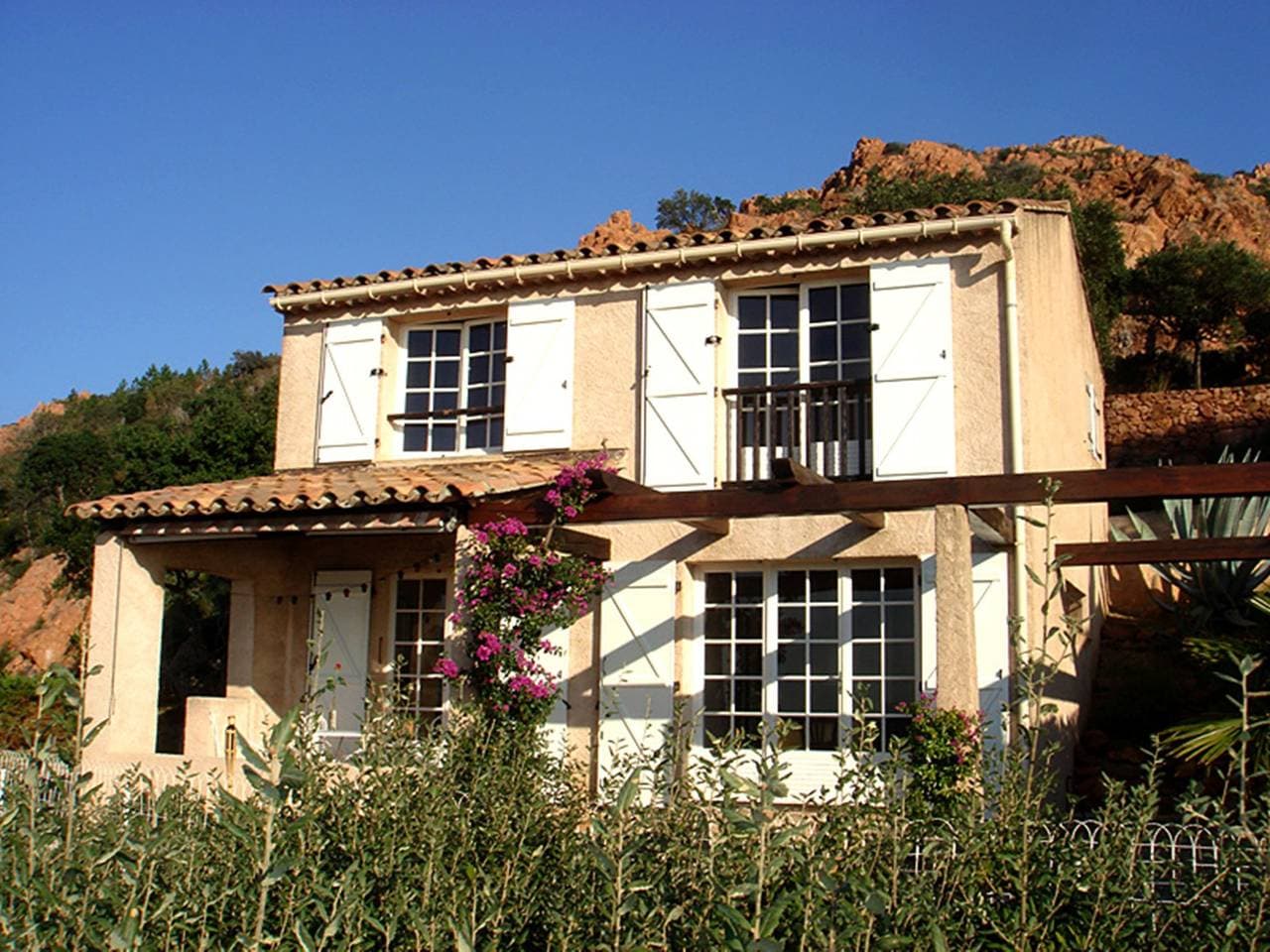 Agay 10 km von St Raphael: Einfamilienhaus Maison La Galine 1