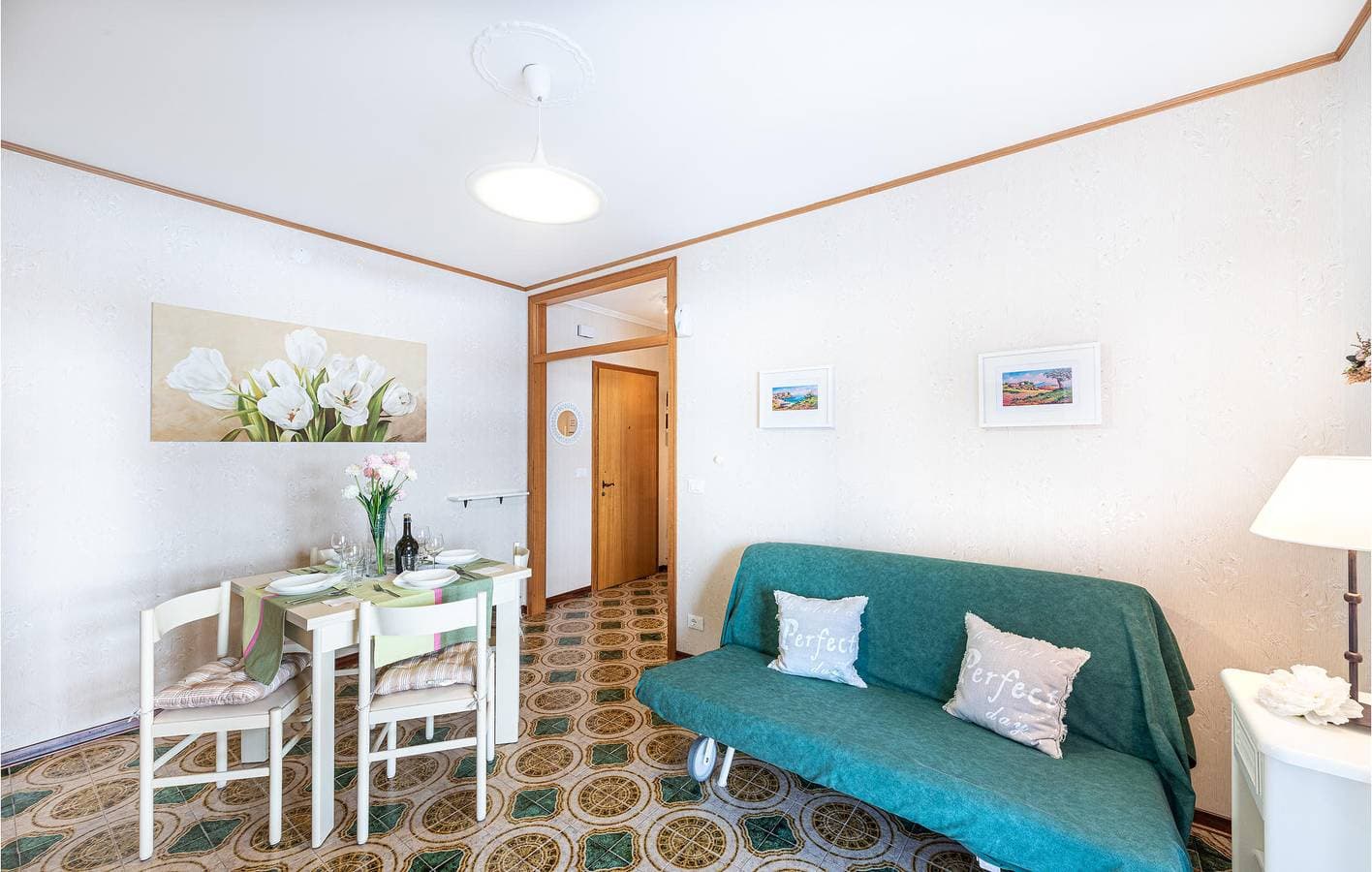 Foto 9 von 17: Appartement am Strand mit Terrasse & AC - für 4 Personen