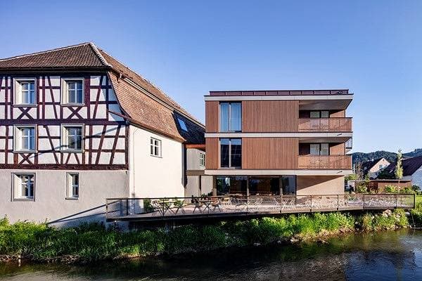 Foto 4 von 28: Sternen Bohlingen Aparthotel - Apartment zum Brunnen, 23qm, 1 Wohn-/Schlafzimmer, max. 2 Personen