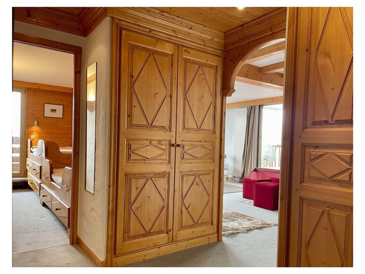 Foto 5 von 18: Courchevel Moriond - Wohnung für 6 Pers, 3 Zim, Privatparkplatz