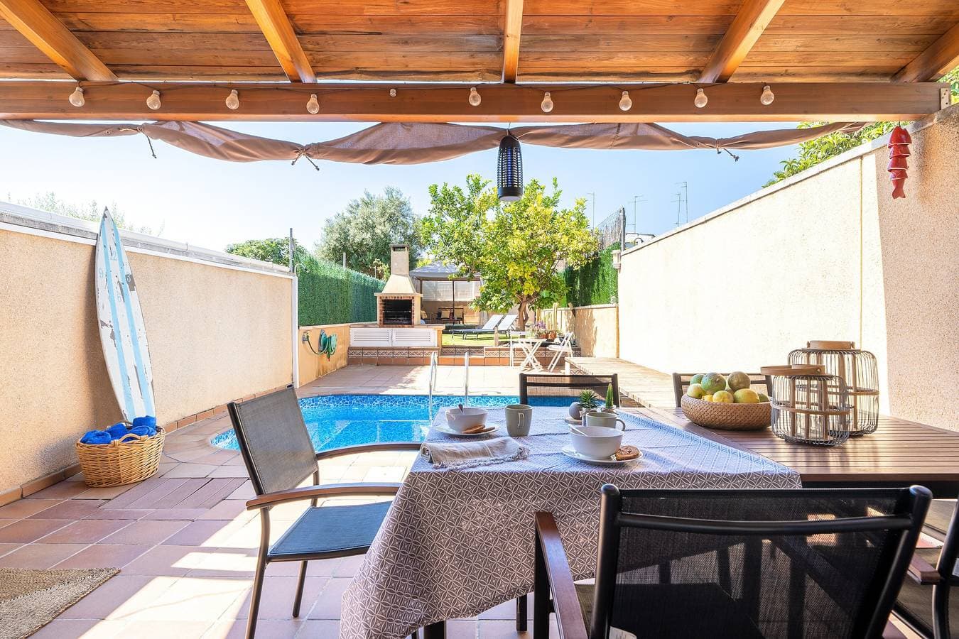Foto 3 von 27: Ferienhaus „Another Day in Paradise“ mit Bergblick, Pool und WLAN