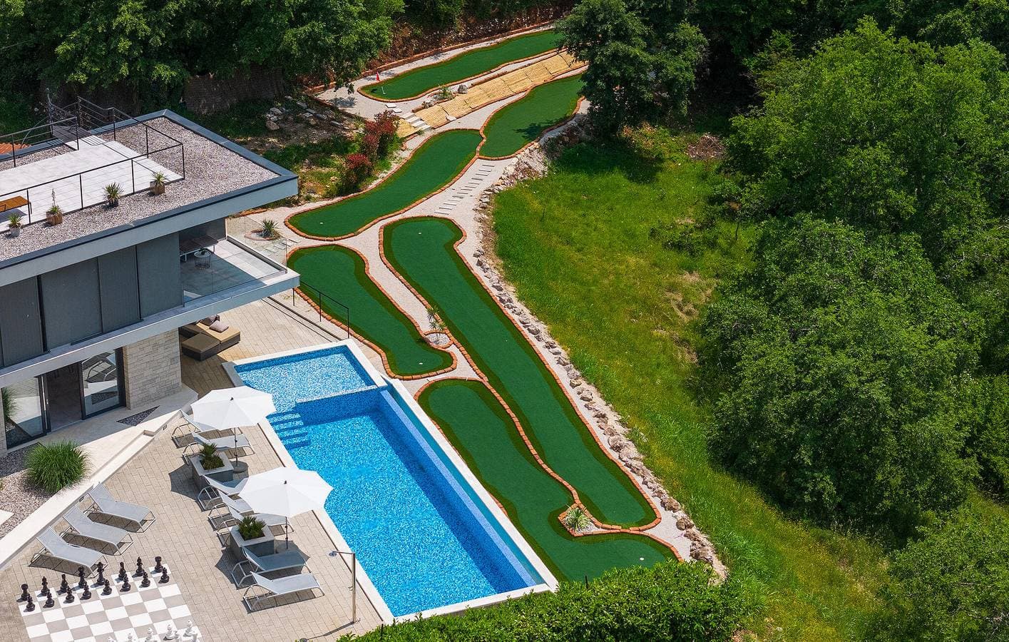Foto 6 von 69: Gemütliche 37 m² große Ferienwohnung mit Pool, WLAN und Parkplatz in der Nähe von Pčele.doo