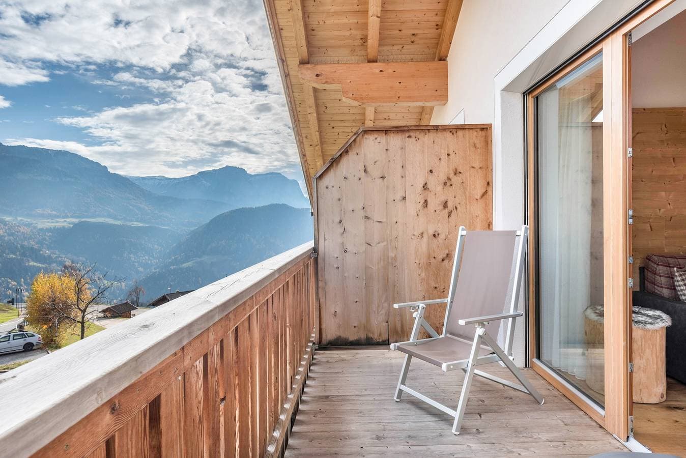 Foto 2 von 29: Ferienwohnung ''Hatzes App Raschötz'' mit Bergblick, Balkon und WLAN