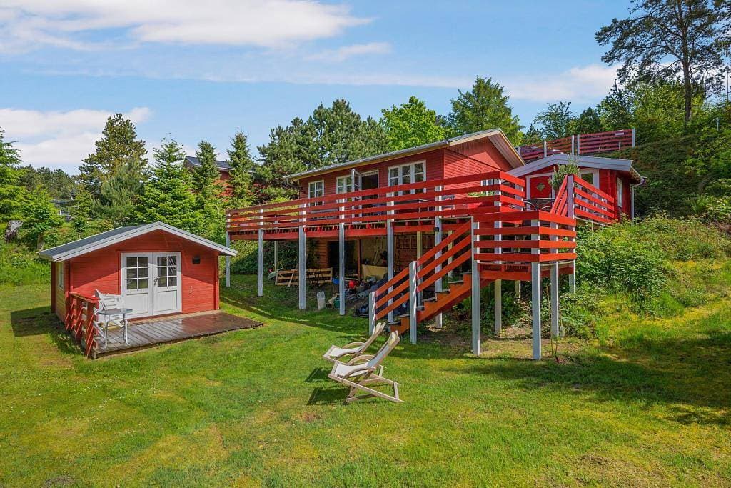Naturnahes Feriengebiet im Wald – nahe Ebeltoft, Stränden und Golfplatz 1