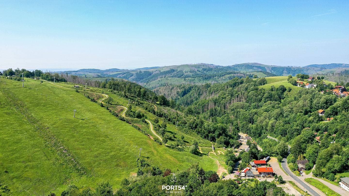 Foto 8 von 27: Panoramablick 11 - skandinavisch, gemütliches Ferienhaus mit Sauna