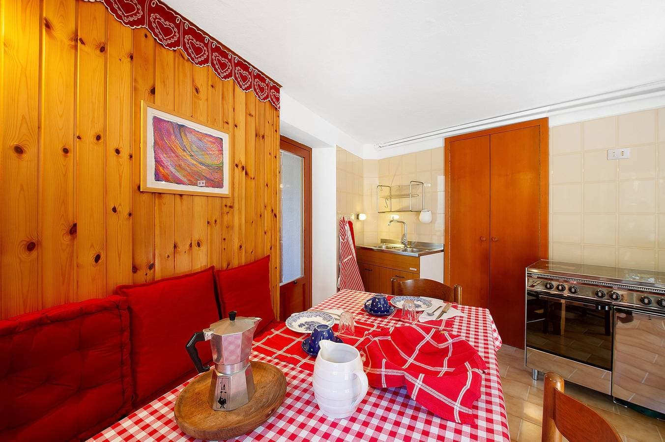 Foto 7 von 25: Ferienhaus 'Casa Savin 35' mit Bergblick, privatem Garten und Balkon