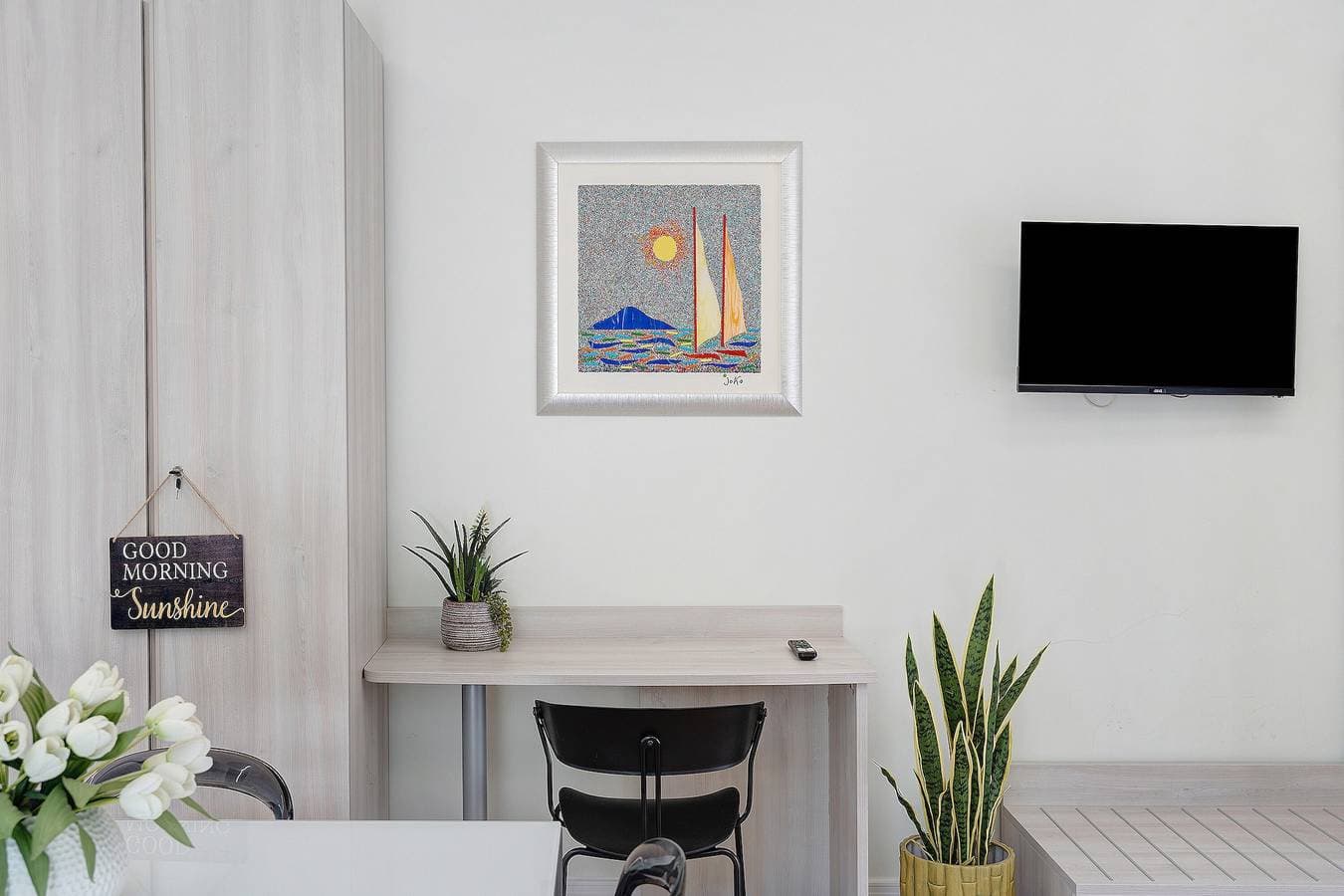 Foto 12 von 26: Apartment „Sunshine“ mit Meerblick, WLAN und Klimaanlage